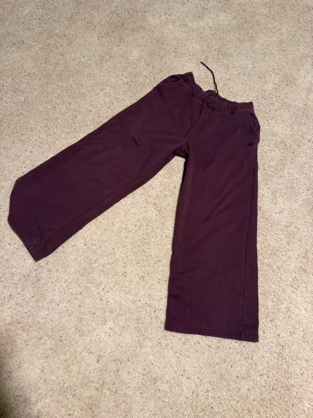 Fabletics Wide-Leg Lounge Pants in Plum